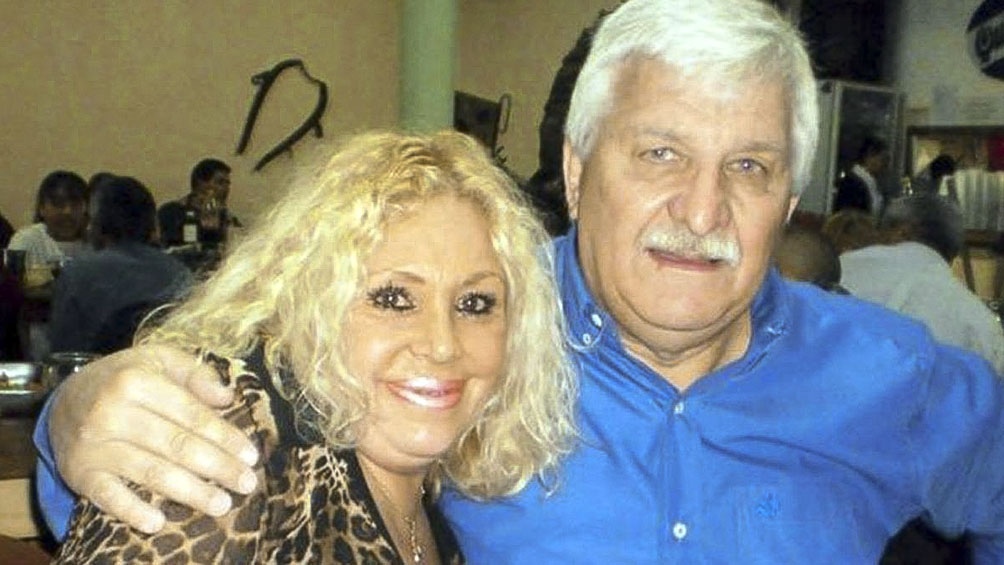 Stella Maris Sequeira, la víctima y el detenido Carrazzone, acusado del crimen