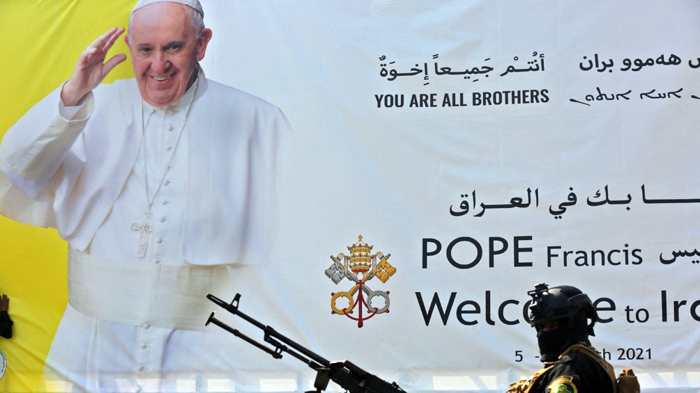 El Papa llegó a Irak