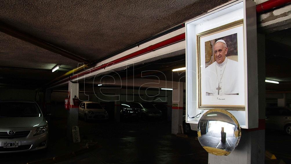 Estacionamiento donde Bergoglio solía dejar su vehículo, pegado a la Catedral Metropolitana de Buenos Aires.