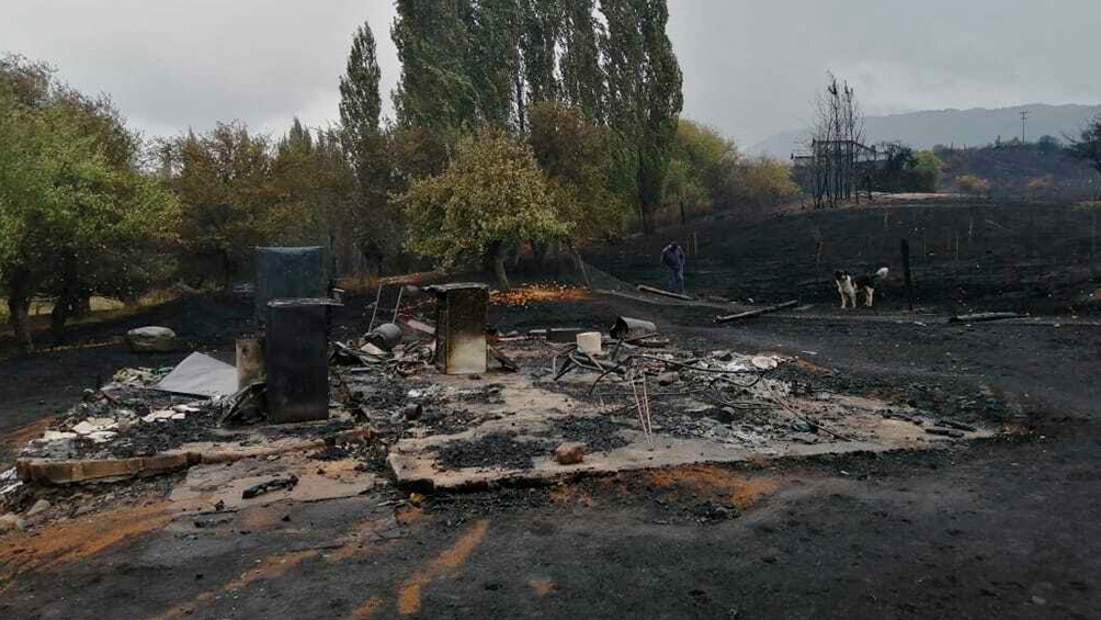 "El fuego llegó muy rápido, no nos dio tiempo a nada", contó un vecino de Maruca.