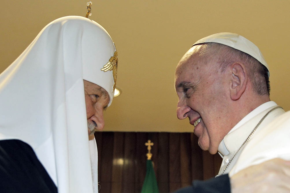 Junto al patriarca Bartolomé, el Papa firmó un documento en el que reclamaron la defensa de los cristianos en la región.