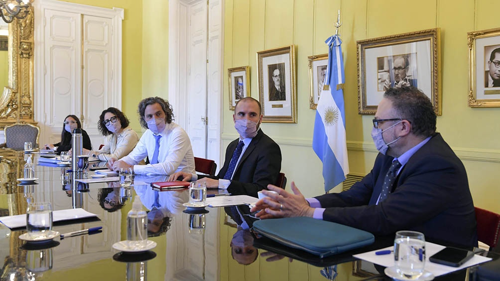 Reunión del gabinete económico en Casa Rosada