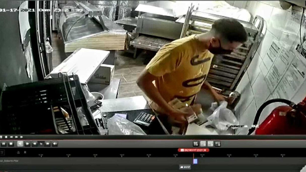 Medrano trabajaba como recaudador de una cadena de empanadas y en enero había desaparecido con 1.300.000 pesos. (Foto: fuentes de la investigación)