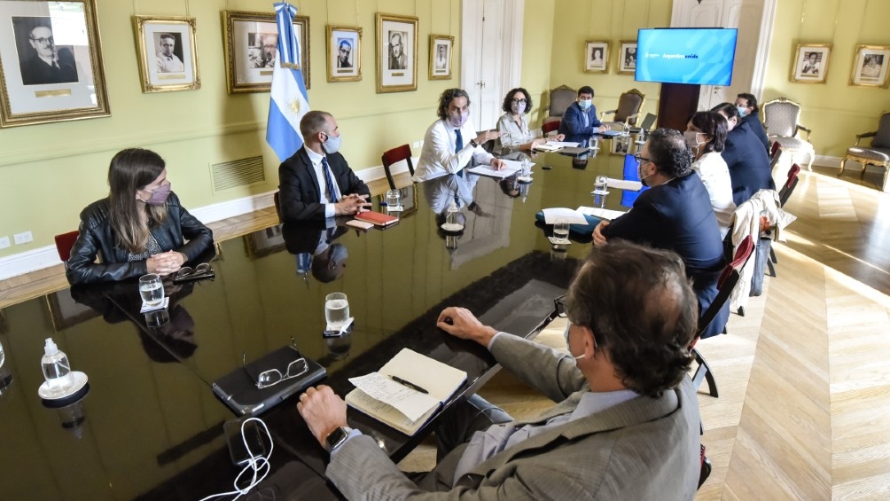 El encuentro se realizó en el Salón de los Científicos de Casa Rosada.