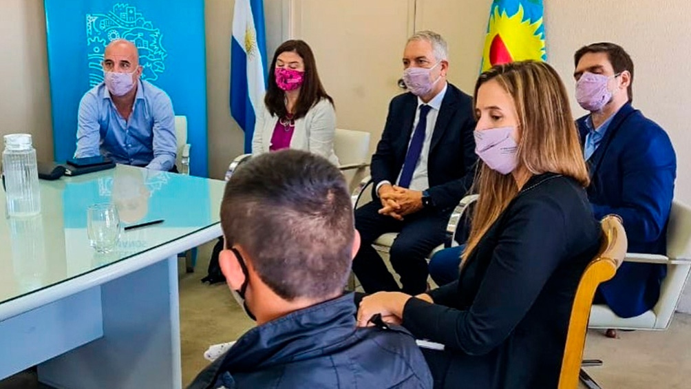 La ministra Estela Díaz ya se había reunido con la familia de Tehuel a fines de marzo. 