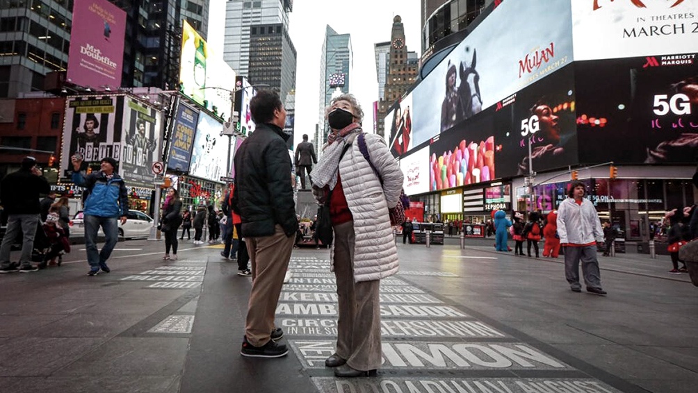 El estado de Nueva York fue el mayor foco de coronavirus en el punto álgido de la pandemia el año pasado.