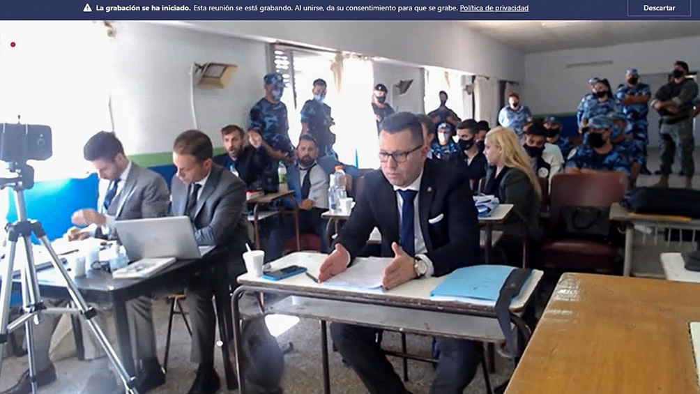 Los alegatos se realizaron este lunes en la sede de la Jefatura Departamental La Matanza.
