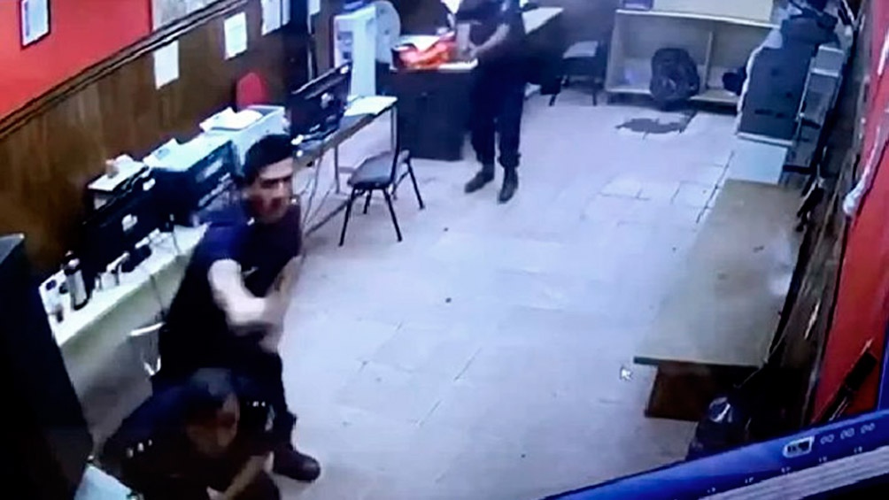 Una de las imágenes de las cámaras de seguridad que la fiscalía presentó como prueba. 