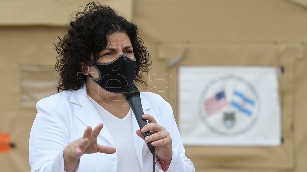 Vizzotti recalcó que se deben seguir extremando los cuidados ante el aumento de contagios.