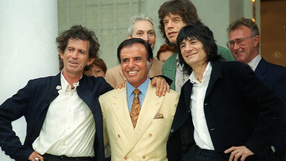 En su primera visita en 1995 hubo recepción en la Quinta de Olivos, con Carlos Menem como anfitrión.