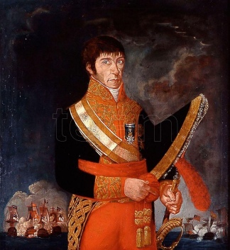 El Virrey Baltasar Hidalgo de Cisneros, apodado "El Sordo".