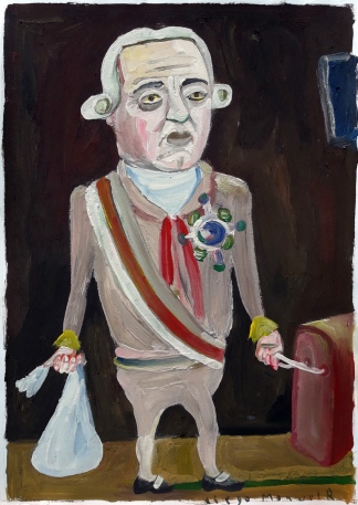"El Virrey", de Diego Manuel Rodríguez. (Gouache sobre papel, 19 x 27 cm, año 2000)