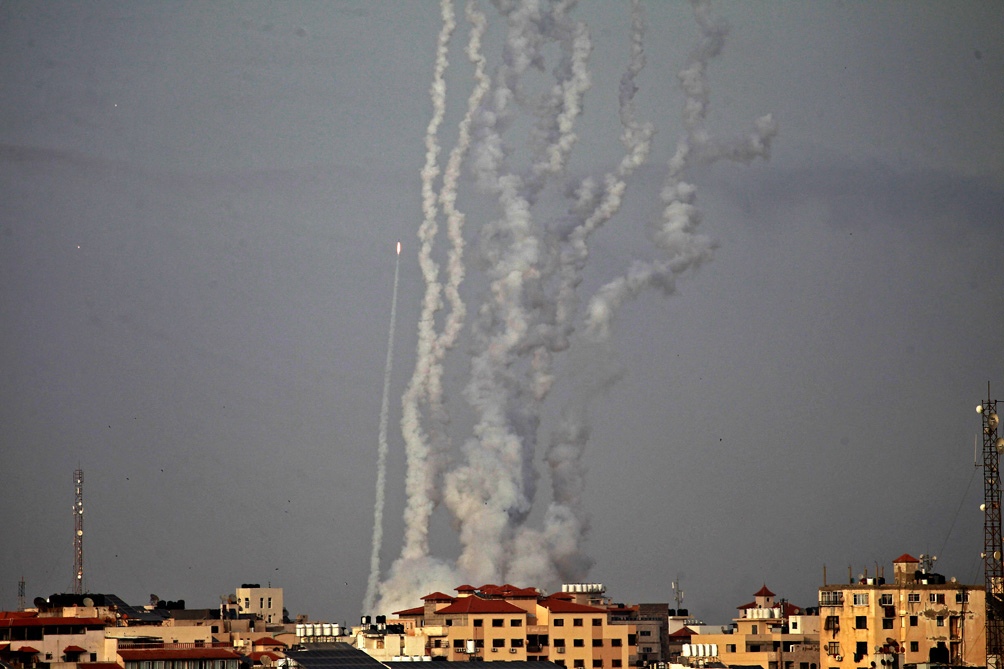 Los bombardeos fueron la respuesta de Israel luego de que el movimiento islámico Hamas atacara con cohetes Jerusalén.