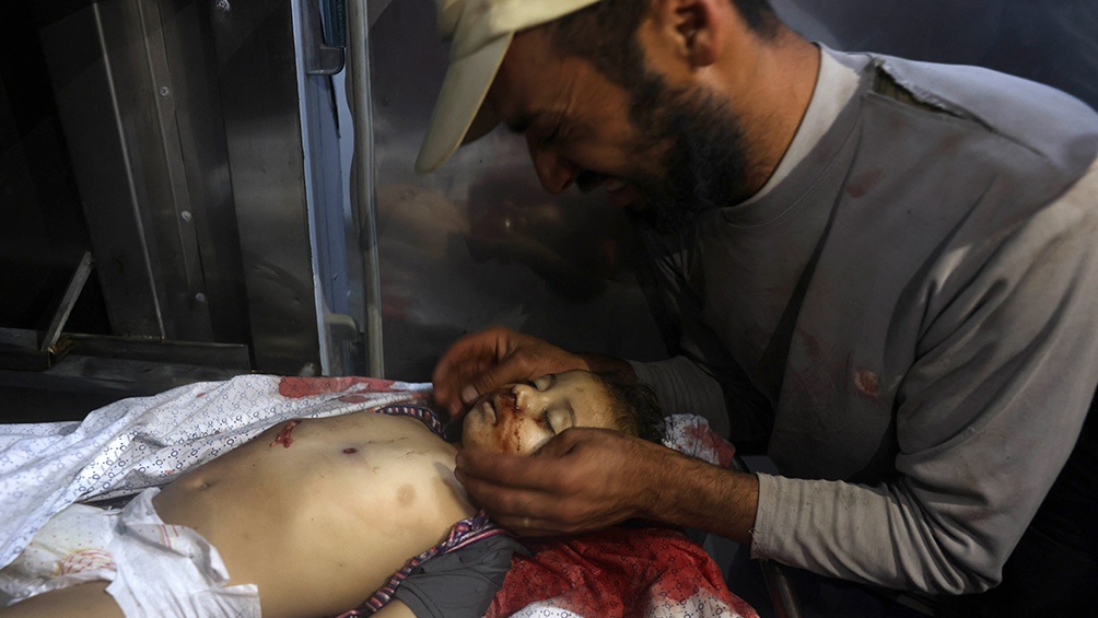 Nueve niños figuran entre los 20 muertos en la Franja de Gaza.
