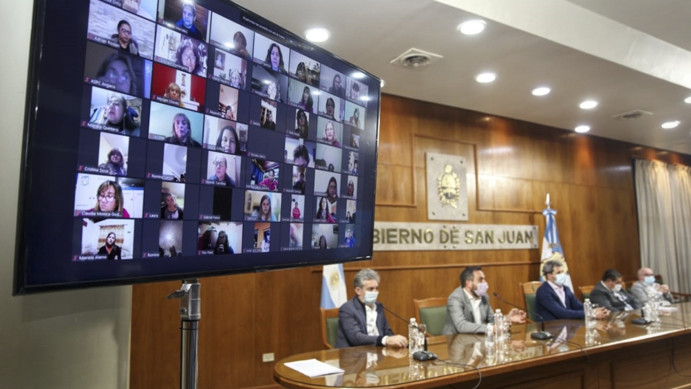 Juan Cabandié anunció obras por 163 millones en San Juan. Foto: Prensa Ministerio de Medio Ambiente