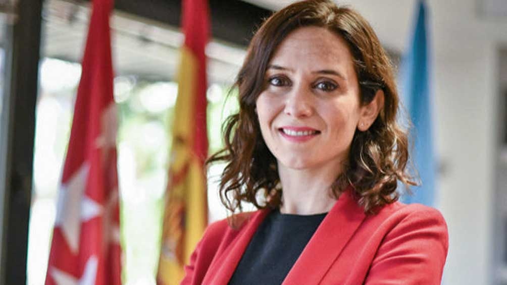 Isabel Díaz Ayuso del Partido Popular se posiciona como favorita