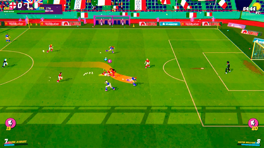 Así se ve Golazo, el primer juego latinoamericano de fútbol.