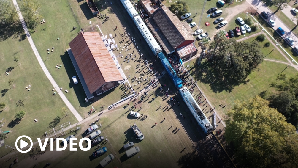 El tren El Tucumano vuelve a detenerse en la estación santafesina de Serodino