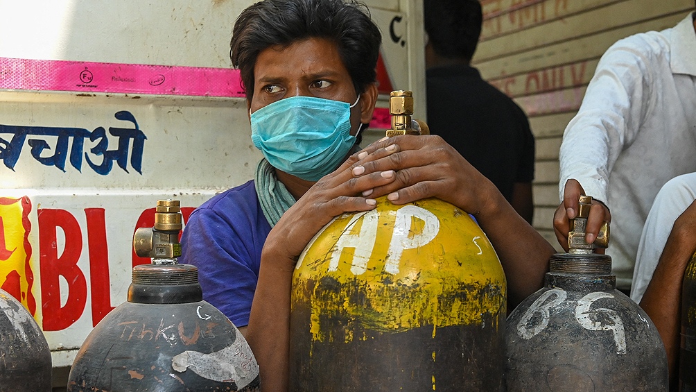 En las últimas 24 horas India registró 403.738 casos y 4.092 muertes por coronavirus, informó el Ministerio de Salud