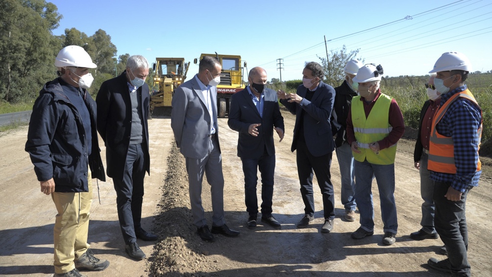 El ministro de Obras Públicas, Gabriel Katopodis, puso en marcha la obra de la autovía Rivadavia