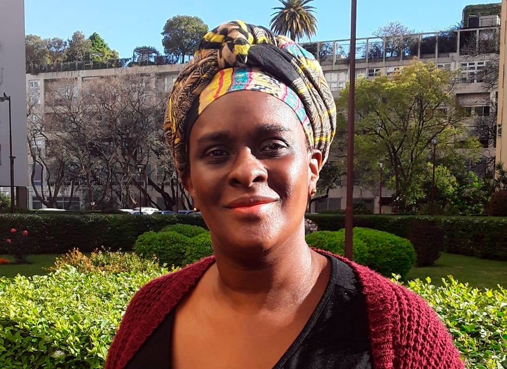 Maga Pérez, de la Asociación Misibamba de afroargentinos del tronco colonial.