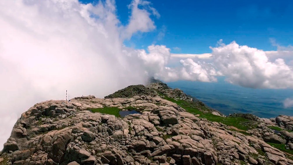 El cerro Champaquí, de 2884 metros, es el pico más alto de la provincia de Córdoba.