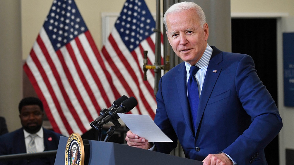 Biden está realizando su primer viaje al extranjero