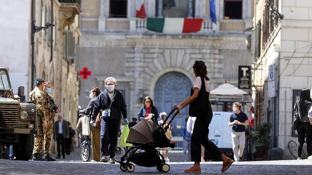 Italia inició a fines de marzo una flexibilización gradual de las restricciones a la movilidad y a las actividades comerciales