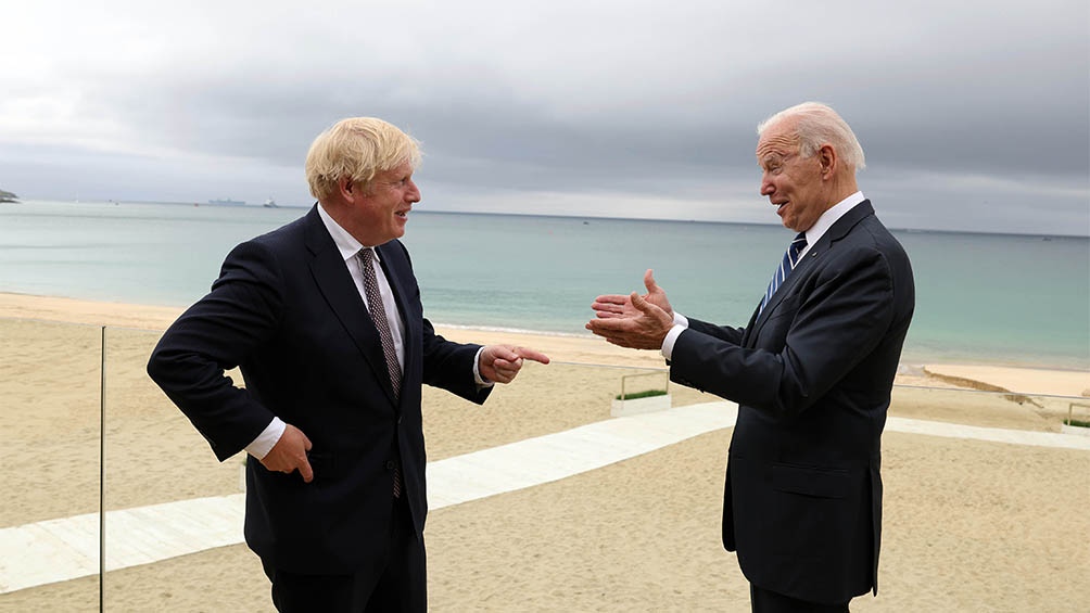 Orgulloso de su ascendencia irlandesa, el presidente estadounidense, Joe Biden, también reafirmó su compromiso con el protocolo, que, según dijo, garantizará la paz.