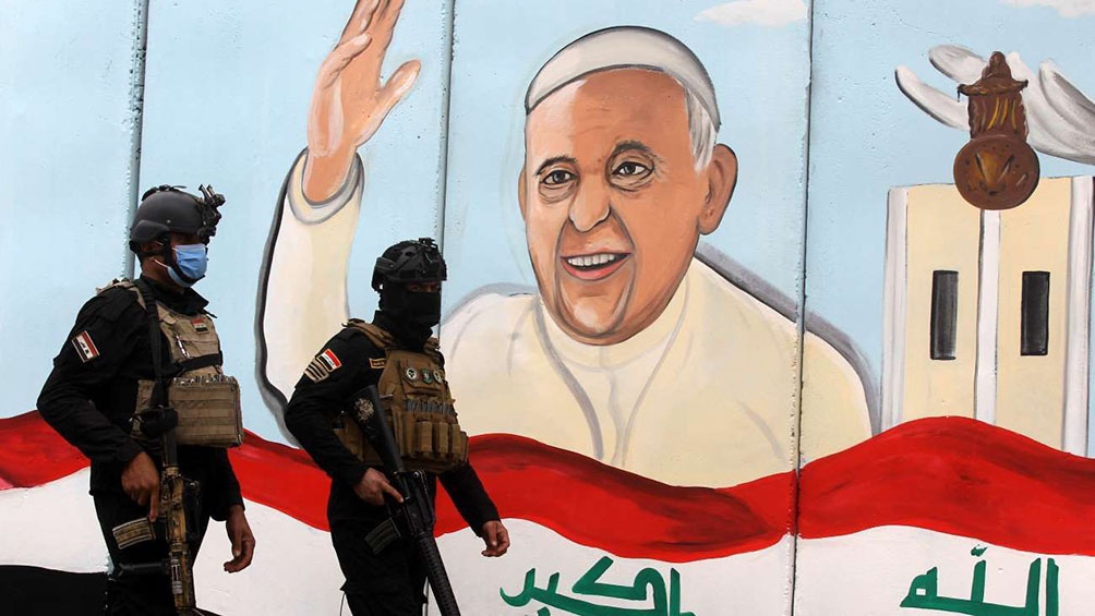 La visita de Francisco a Irak fue uno de los hechos destacados a nivel mundial en la primera mitad de 2021.