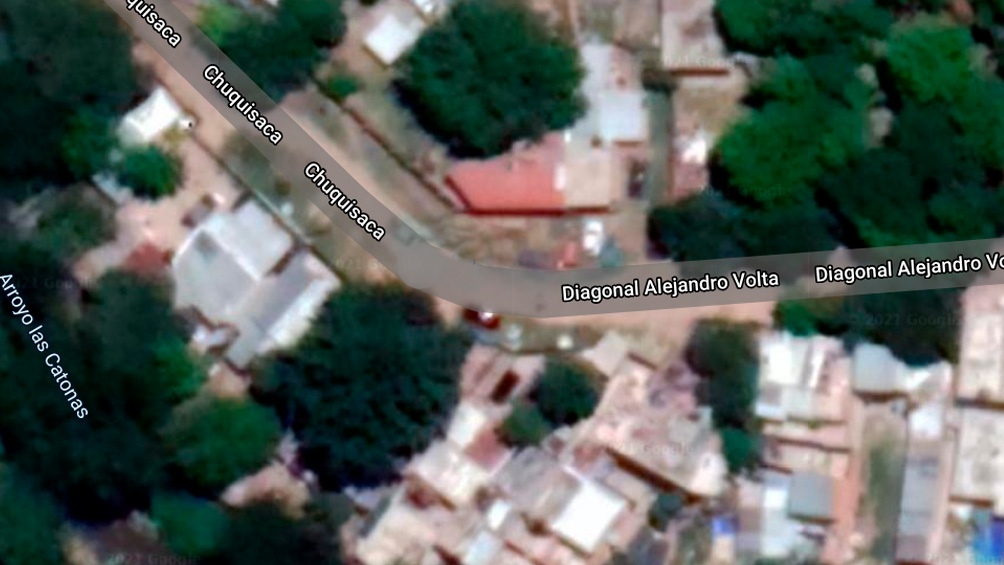 Chuquisaca y Volta, la zona donde apareció muerta la mujer policía. 
