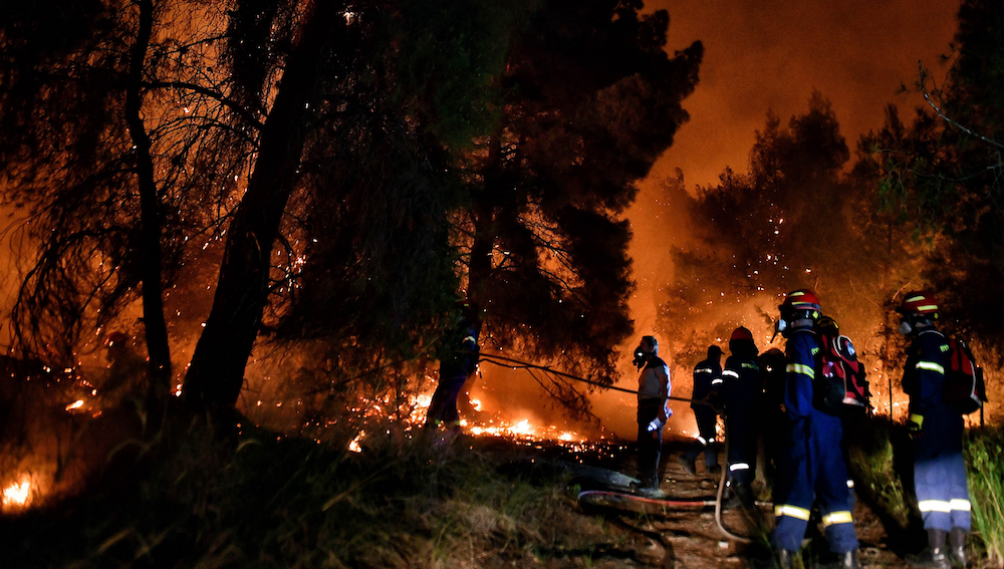 Incendios forestales en Grecia. (foto: agencia Xinhua)