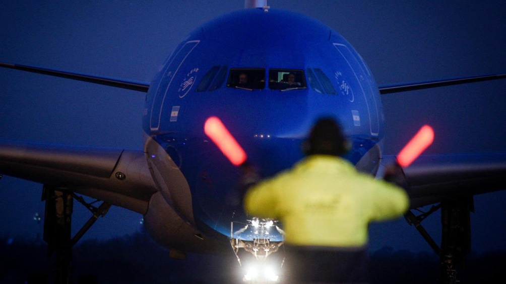 Para el total del operativo, se utilizan tres aviones Airbus 330-200