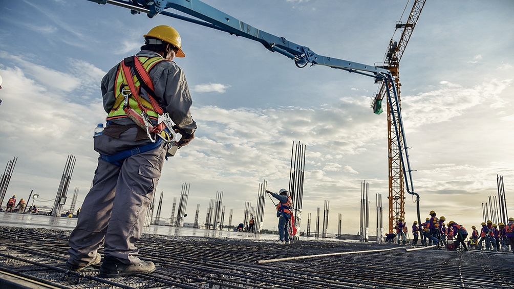 La proporción de obras de construcción con desarrollo normal al 31 de mayo alcanzó al 80%.