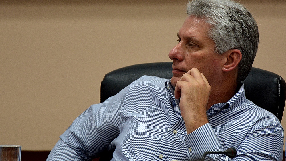 Miguel Díaz-Canel pidió dar marcha atrás con las sanciones de Donald Trump y terminar con el embargo. Foto: AFP.