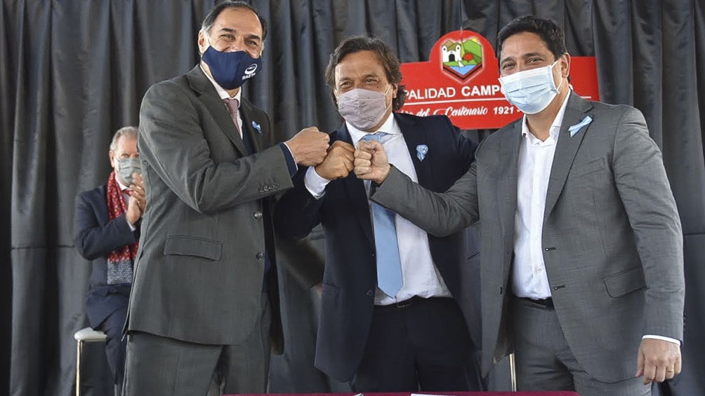 Del acto participaron el gobernador, Gustavo Sáenz; el presidente de Trenes Argentinos, Martín Marinucci, entre otros.