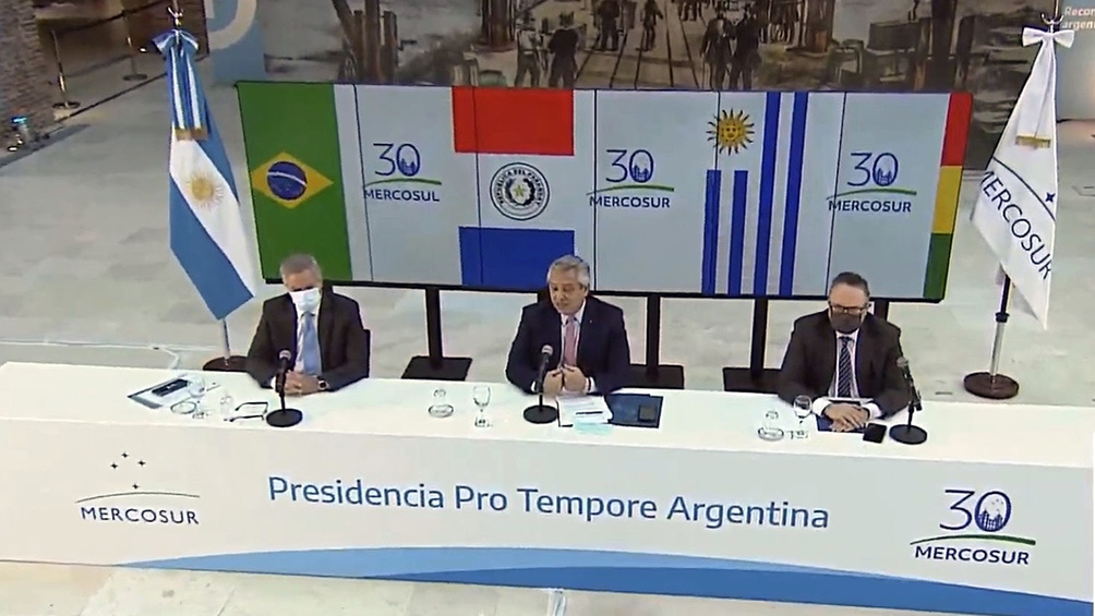 Este jueves se realizó la cumbre de Jefes de Estado.