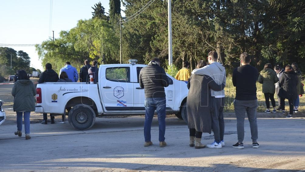 Gonzalo Calleja fue encontrado en un terreno descampado ubicado en las calles Báez y Montiel. Foto: Saravia Hernán