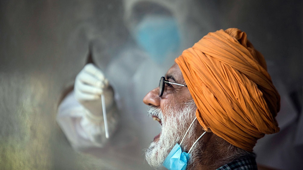 India es el tercer país más afectado por la enfermedad.