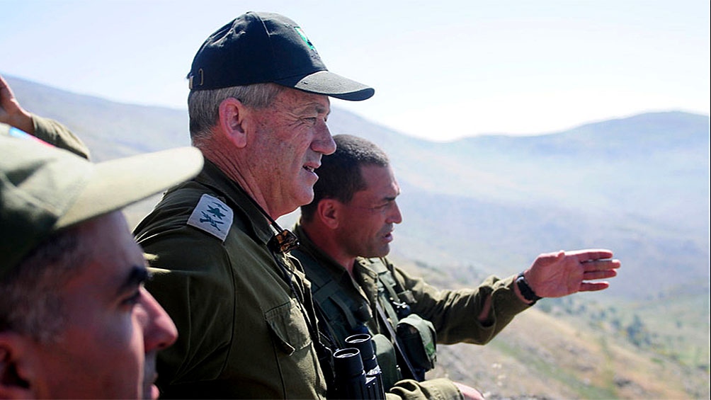 Benny Gantz designó a Líbano como "responsable de las operaciones terroristas desde su territorio".