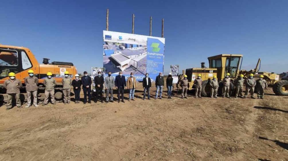 El comienzo de las obras en perico. 
