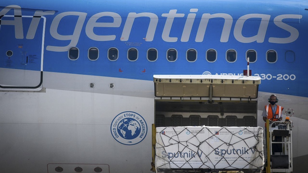 La aerolínea de bandera completó 13 vuelos desde Beijing en los que se trasladaron 10.571.000 dosis de Sinopharm, 22 vuelos desde Moscú que suman 11.813.375 dosis de Sputnik V y 2 vuelos desde Memphis con 3.500.000 dosis de Moderna.