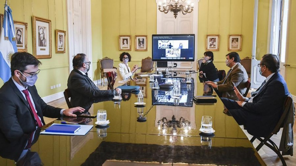 Este miércoles se realizó una reunión de gabinete económico, encabezada por el Jefe de Gabinete Santiago Cafiero.