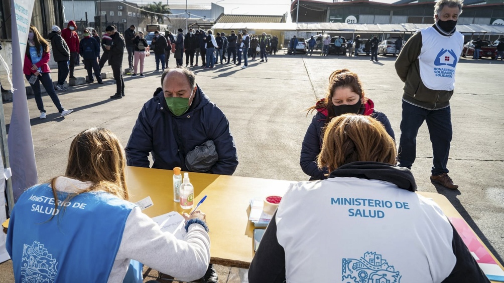 La posta de vacunación intinerante vacunó de manera libre a más de 250 personas.