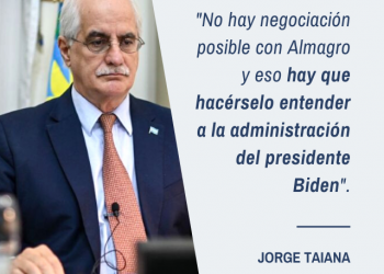 Tenia razón CFK: En un mensaje dirigido al Presidente Biden, Taina le dijo que “Almagro debe renunciar a la OEA”