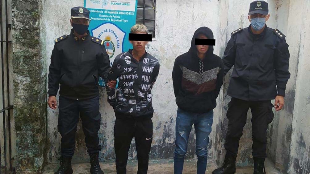 El fiscal indagó a los hermanos detenidos. Foto: Prensa Ministerio de Seguridad.