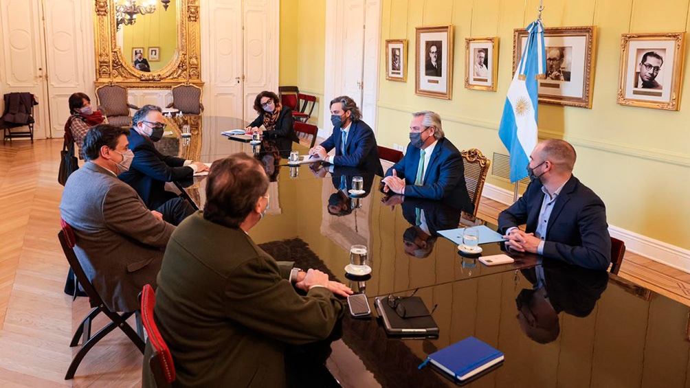 Reunión del Gabinete Económico. Foto: Presidencia.
