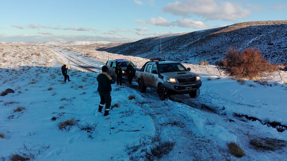 Con más de 70 centímetros de nieve "resulta fácil perder el camino y desorientarse". (Gentileza SPLIF)