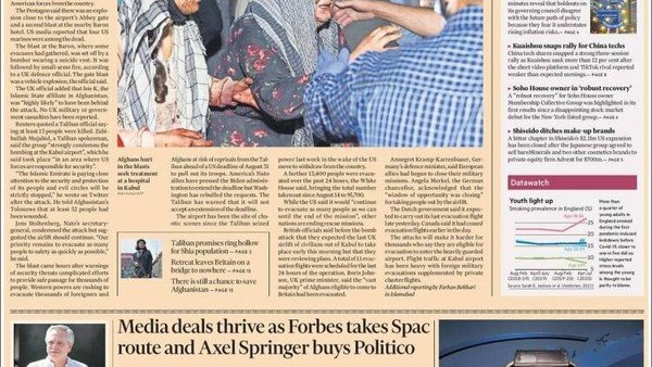 El escándalo de Olivos llevó a Alberto Fernández a la tapa del Financial Times, el diario financiero más importante del mundo