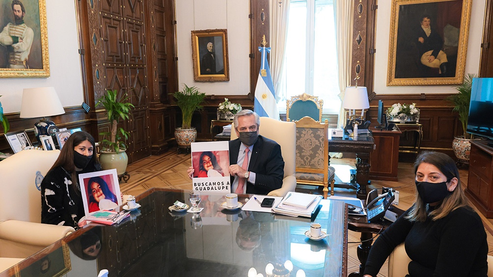 "El Presidente nos aseguró que va a pedir el cambio de carátula para la intervención del fuero federal”, dijo Yamila.